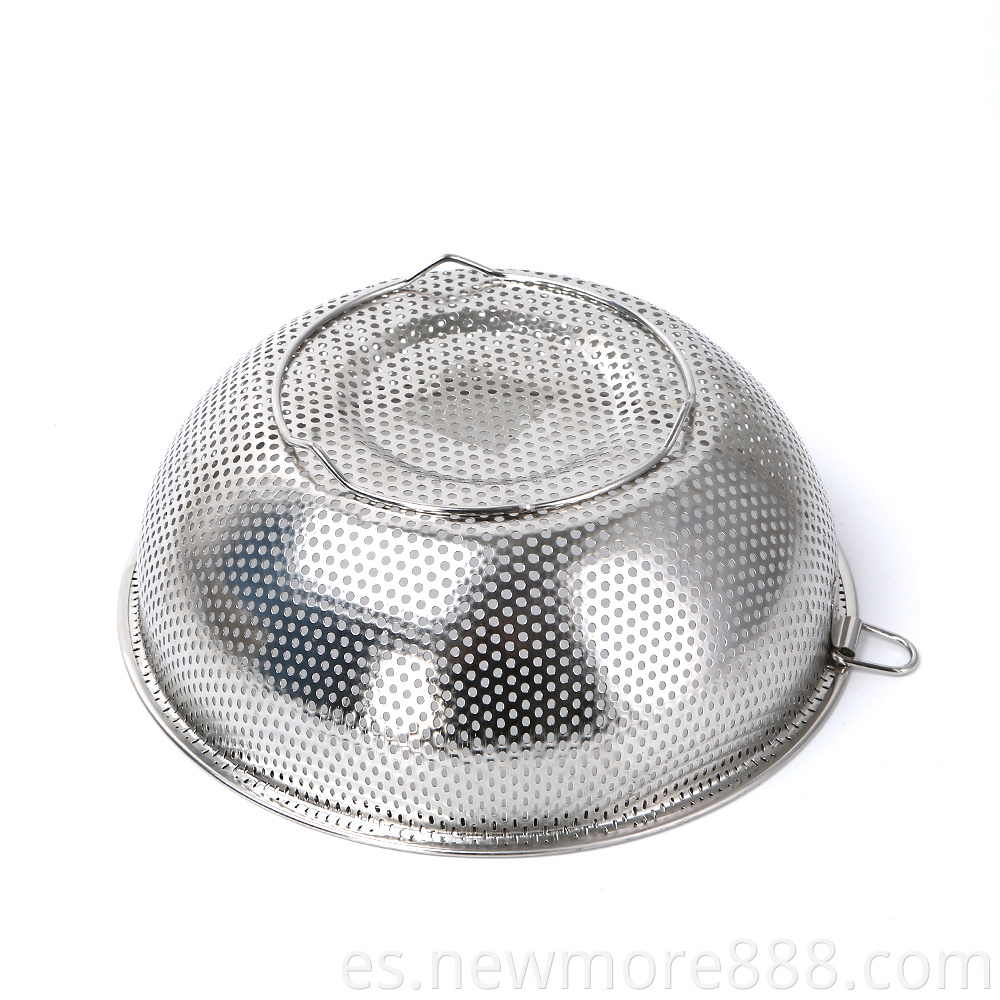 Kitchen Colander Bowl Stainless Steel Strainers